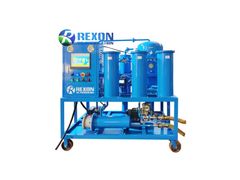 نظرة عامة على حالة عمل جهاز تنقية زيت التشحيم الفراغي REXON TYA