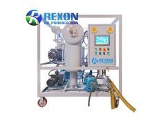 REXON ZYD-50 محطة تنقية الزيت العازلة ذات المرحلة المزدوجة مع أجهزة قياس رقمية